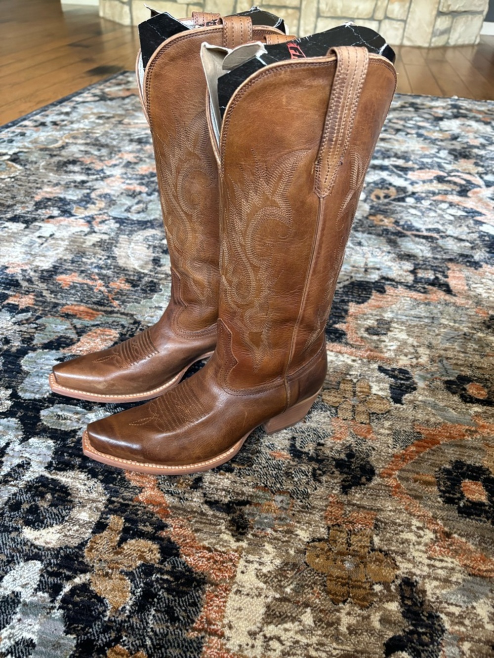 freebird tan embroidered leather Western boot - Picture 2 of 8